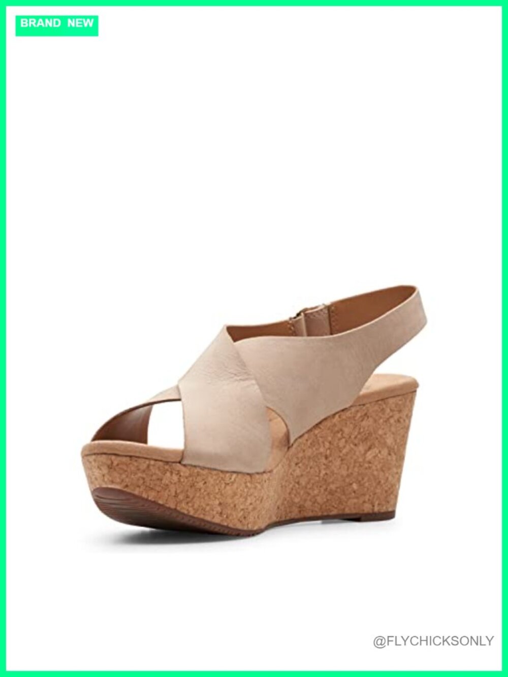 Wedge Sandal with Cushion Soft Comfort, Ortholite Footbed and Adjustable Strap